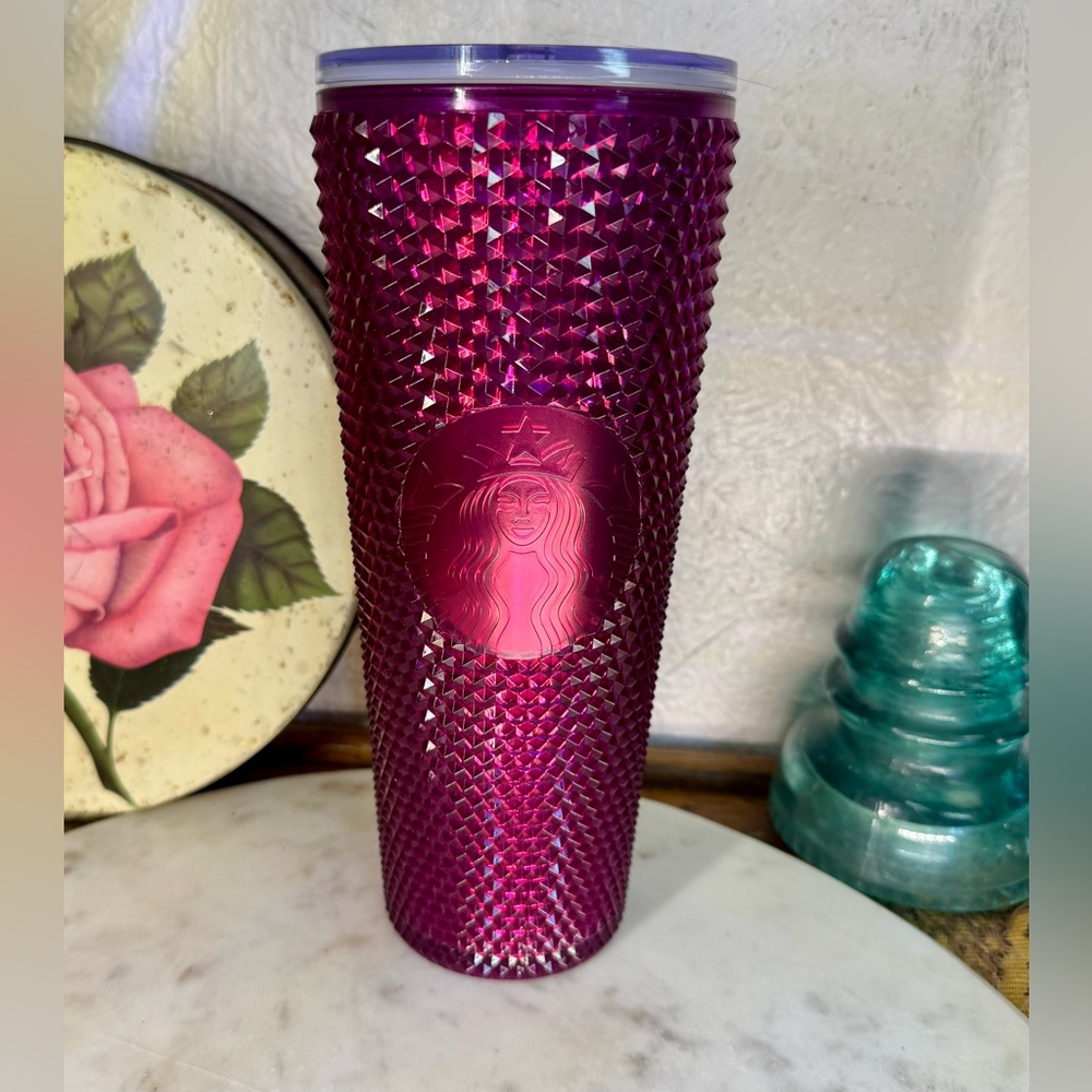 Starbucks Berry Bling Diamond Studded Tumbler - 24oz - Fall 2022